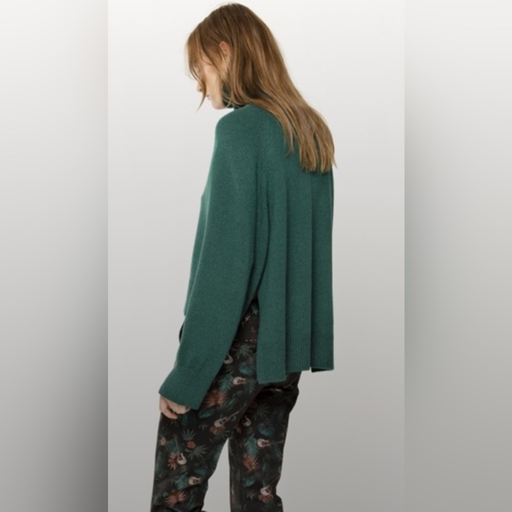 Zadig & Voltaire Cea Lurex High Low Sweater - Picture 2 of 10